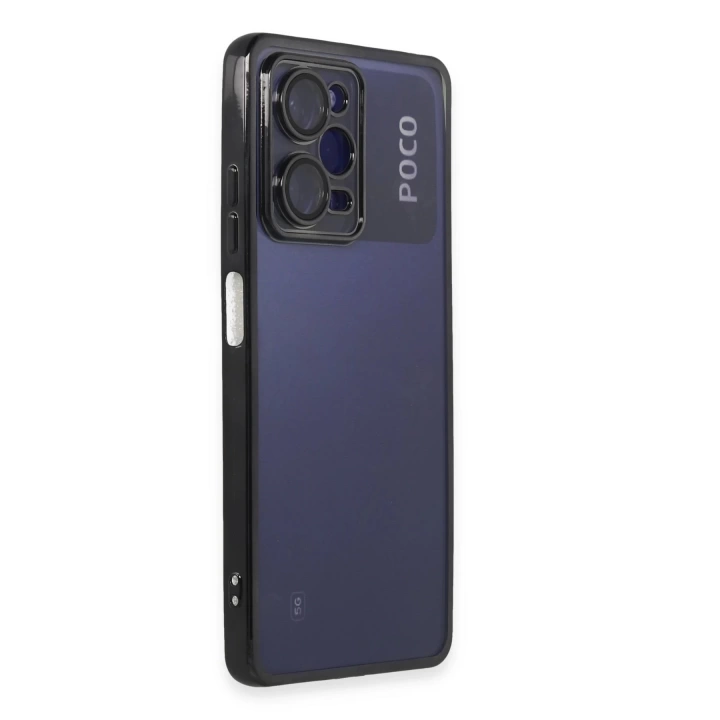 BFS  Xiaomi Poco X5 Pro 5G Kılıf Razer Lensli Silikon - Siyah