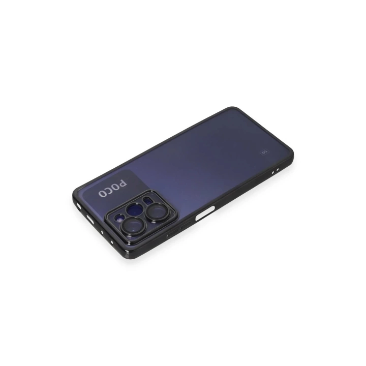 BFS  Xiaomi Poco X5 Pro 5G Kılıf Razer Lensli Silikon - Siyah