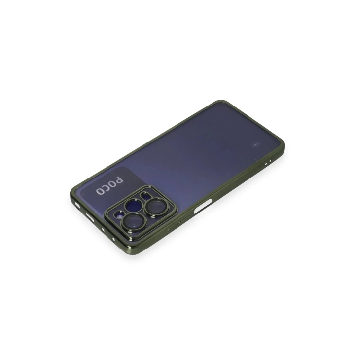 BFS  Xiaomi Poco X5 Pro 5G Kılıf Razer Lensli Silikon - Yeşil