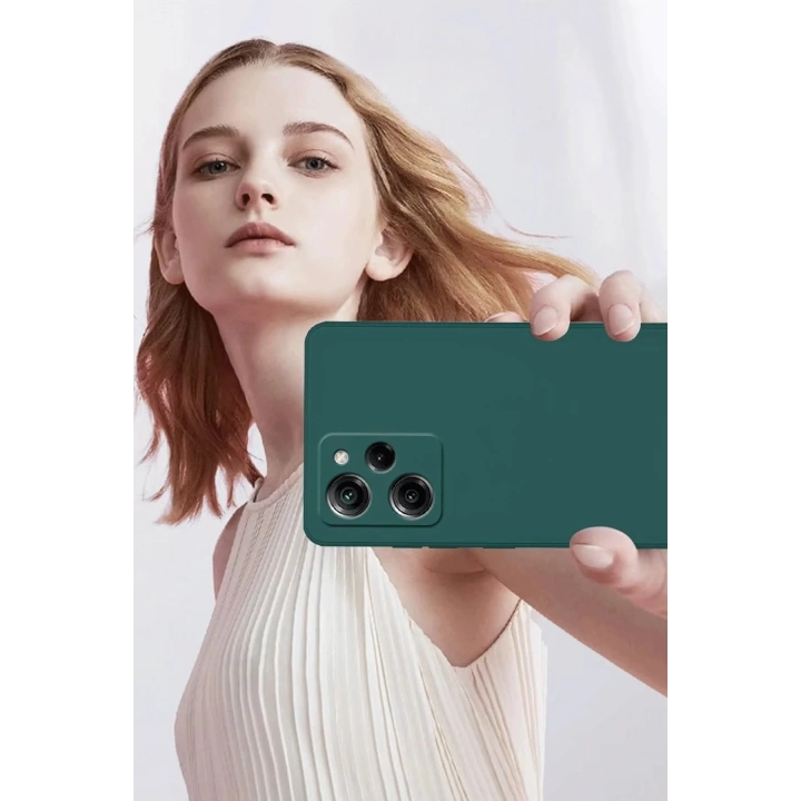 BFS  Xiaomi Poco X5 Pro 5G Nano içi Kadife Silikon - Lila