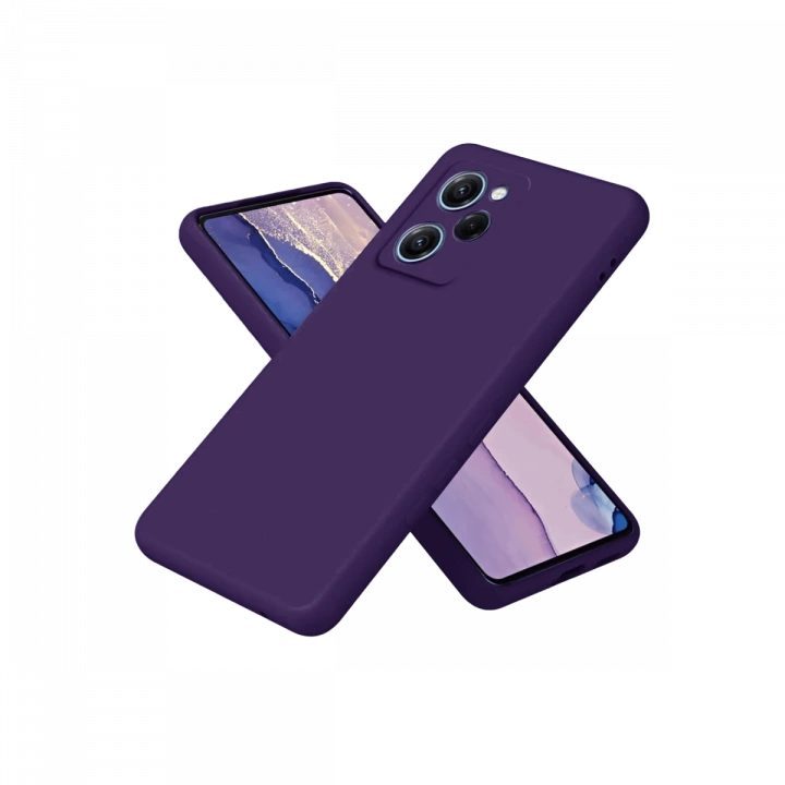 BFS  Xiaomi Poco X5 Pro 5G Nano içi Kadife Silikon - Mor