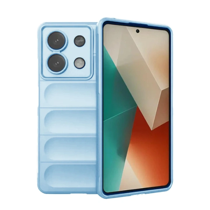 BFS  Xiaomi Poco X6 Kılıf Optimum Silikon - Sky Blue