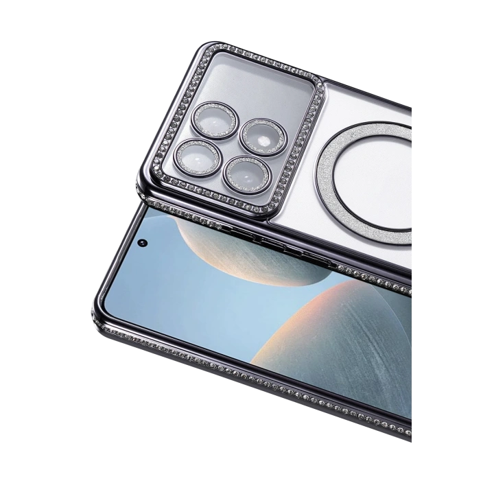 BFS  Xiaomi Poco X6 Pro Joke Simli Magneticsafe Kılıf - Siyah