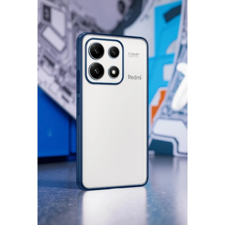 BFS  Xiaomi Poco X6 Pro Kılıf  Lensli Silikon - Açık Mavi