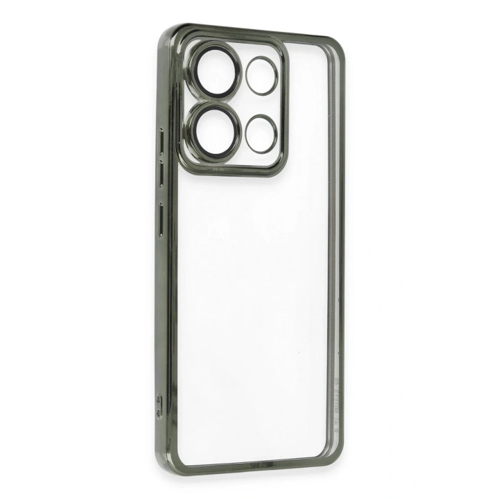 BFS Xiaomi Poco X6 Pro Kılıf Lensli Silikon - Yeşil