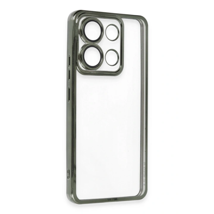 BFS  Xiaomi Poco X6 Pro Kılıf  Lensli Silikon - Yeşil