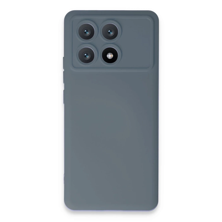 BFS  Xiaomi Poco X6 Pro Kılıf Nano içi Kadife Silikon - Gri