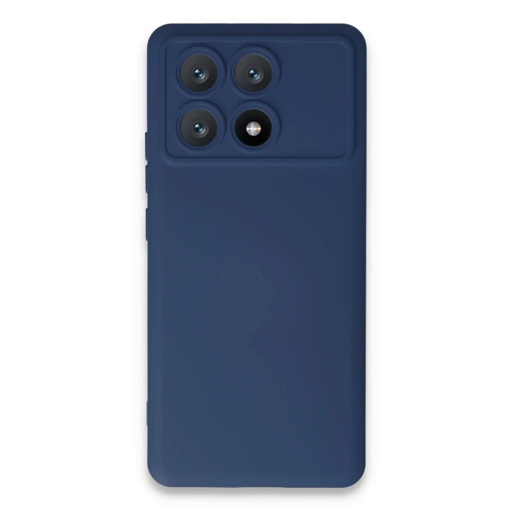 BFS  Xiaomi Poco X6 Pro Kılıf Nano içi Kadife Silikon - Lacivert