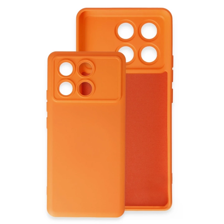 BFS  Xiaomi Poco X6 Pro Kılıf Nano içi Kadife Silikon - Mor