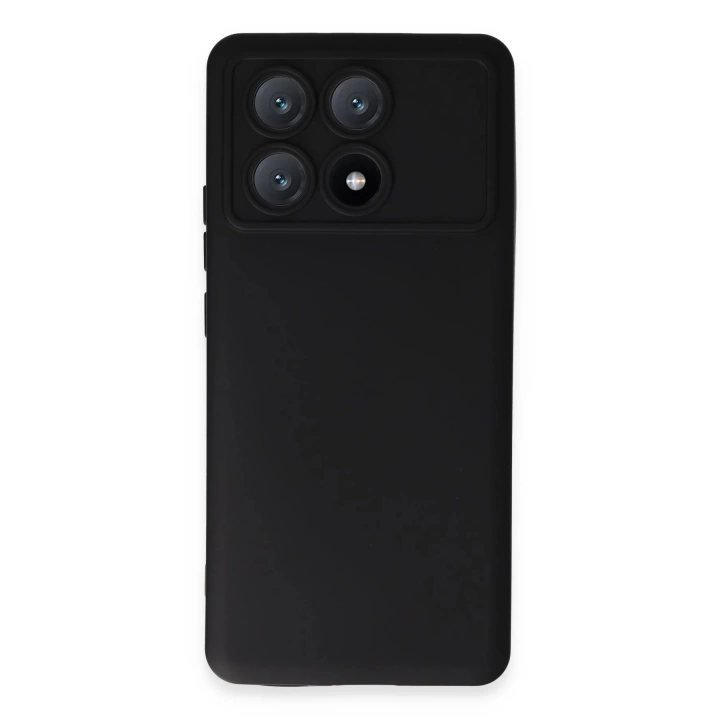 BFS  Xiaomi Poco X6 Pro Kılıf Nano içi Kadife Silikon - Siyah