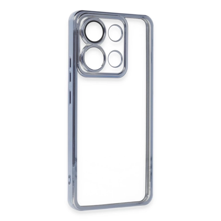 BFS  Xiaomi Poco X6 Pro Kılıf Razer Lensli Silikon - Sierra Blue
