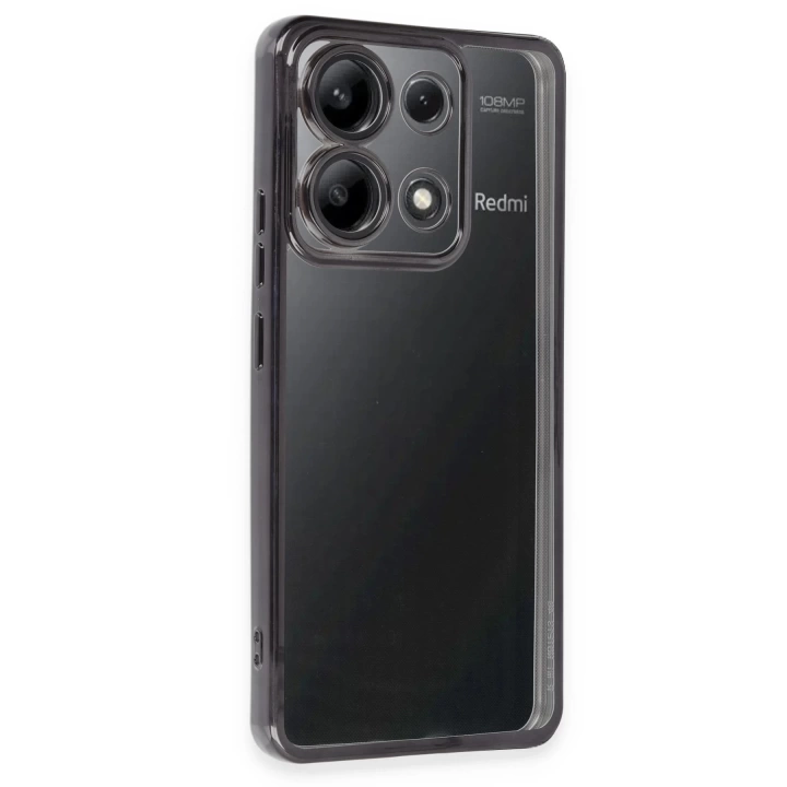 BFS  Xiaomi Poco X6 Pro Kılıf Razer Lensli Silikon - Siyah