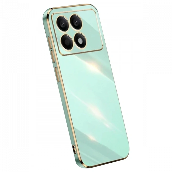 BFS  Xiaomi Poco X6 Pro Kılıf Volet Silikon - Açık Yeşil