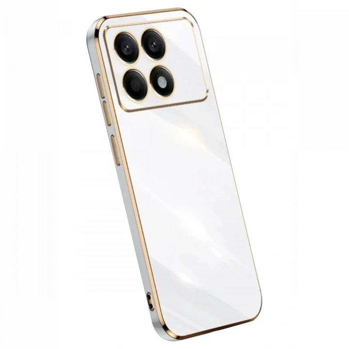 BFS  Xiaomi Poco X6 Pro Kılıf Volet Silikon - Beyaz