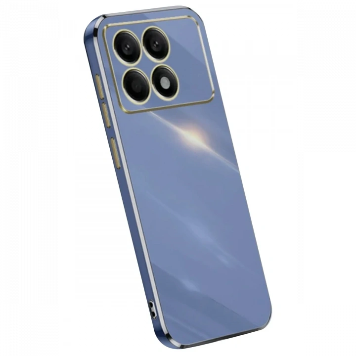 BFS  Xiaomi Poco X6 Pro Kılıf Volet Silikon - Mavi