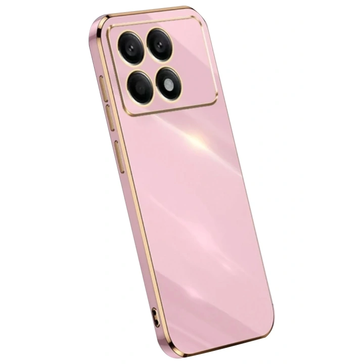 BFS  Xiaomi Poco X6 Pro Kılıf Volet Silikon - Pembe