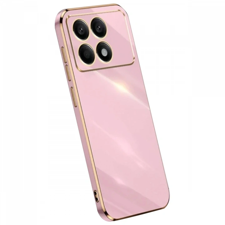 BFS  Xiaomi Poco X6 Pro Kılıf Volet Silikon - Pembe