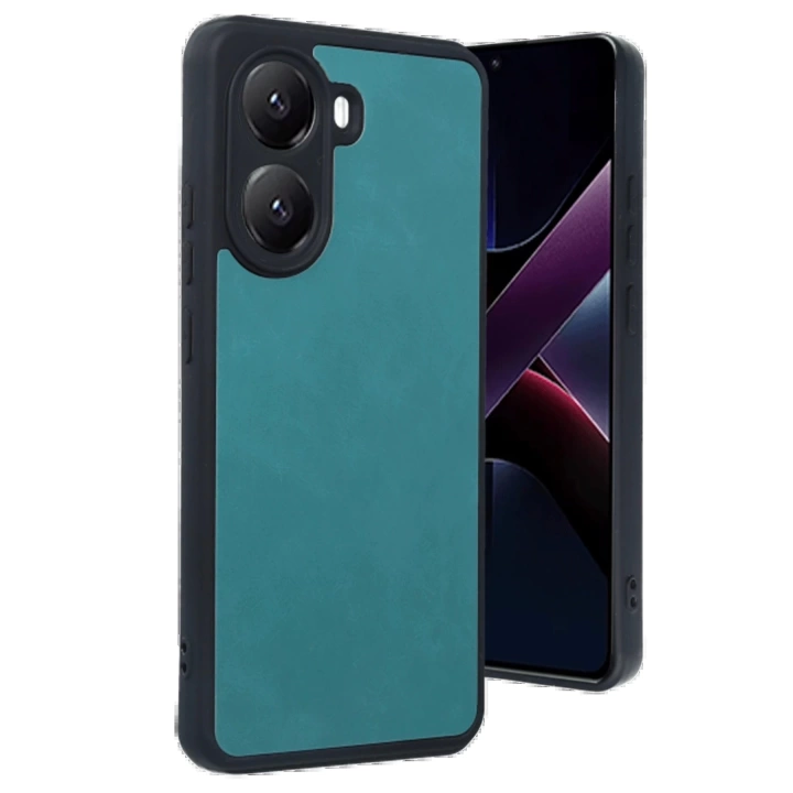BFS  Xiaomi Poco X7 Pro Kılıf Aras Deri Kapak - Açık Yeşil
