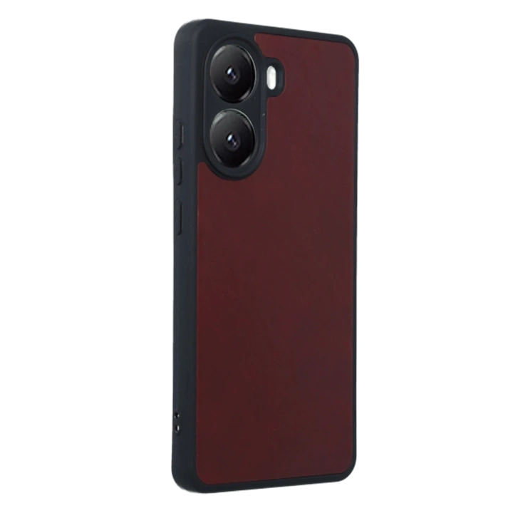 BFS  Xiaomi Poco X7 Pro Kılıf Aras Deri Kapak - Bordo