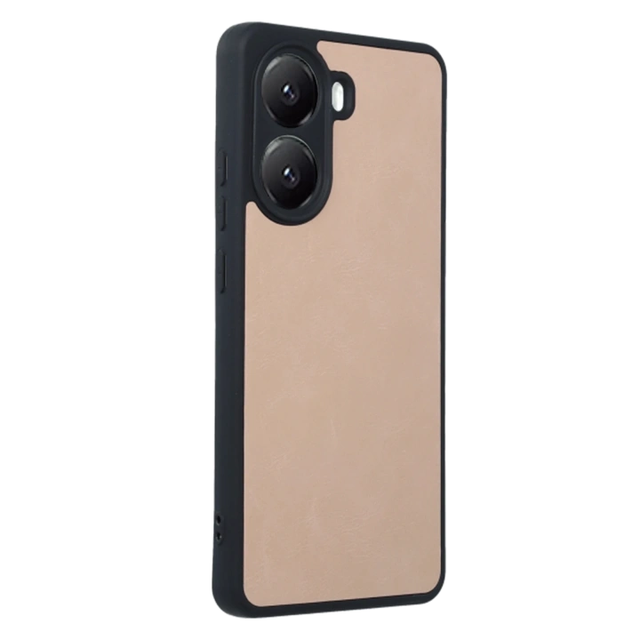 BFS  Xiaomi Poco X7 Pro Kılıf Aras Deri Kapak - Pudra