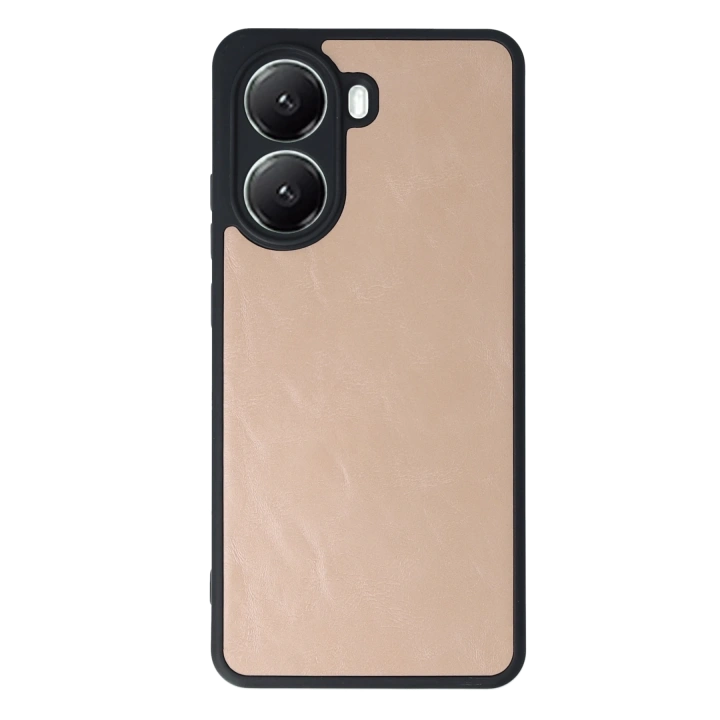 BFS  Xiaomi Poco X7 Pro Kılıf Aras Deri Kapak - Pudra