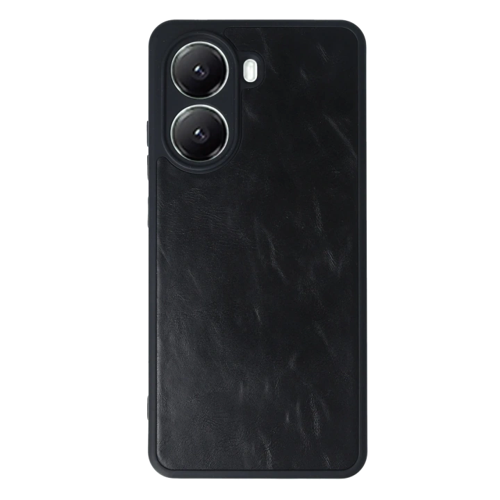 BFS  Xiaomi Poco X7 Pro Kılıf Aras Deri Kapak - Siyah