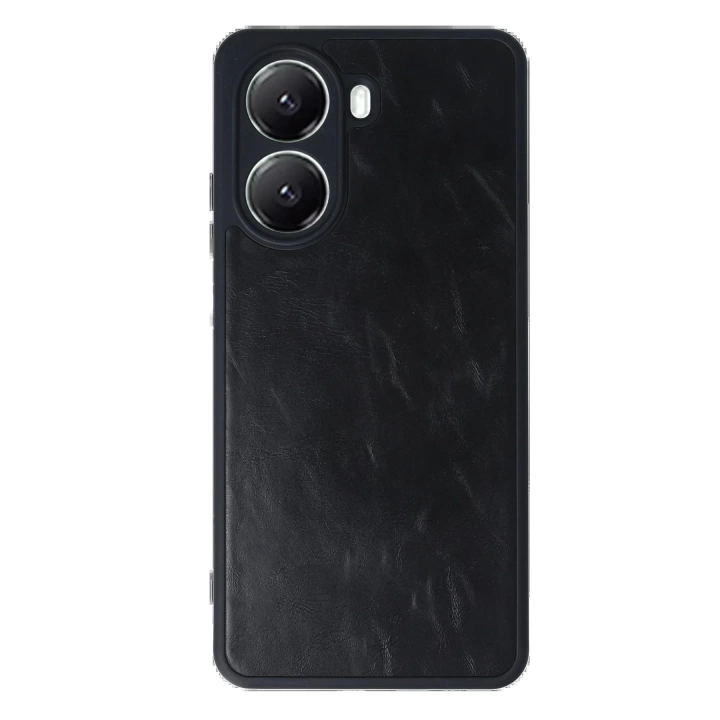 BFS  Xiaomi Poco X7 Pro Kılıf Aras Deri Kapak - Siyah