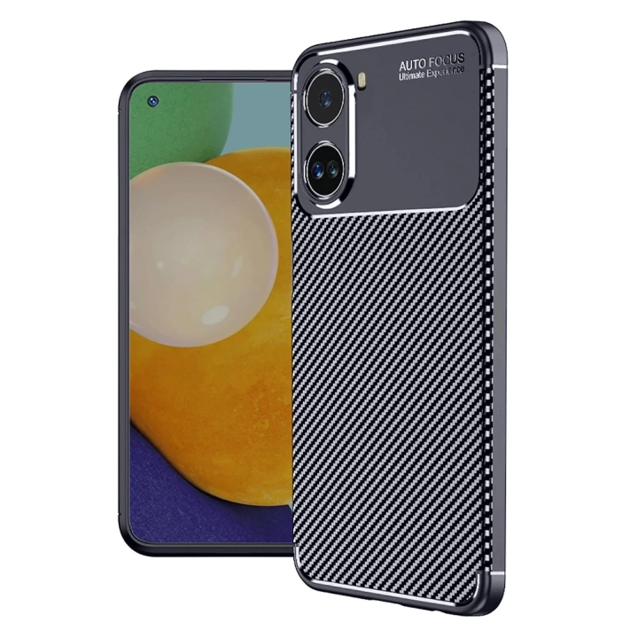 BFS  Xiaomi Poco X7 Pro Kılıf Auto Focus Karbon Kapak - Lacivert