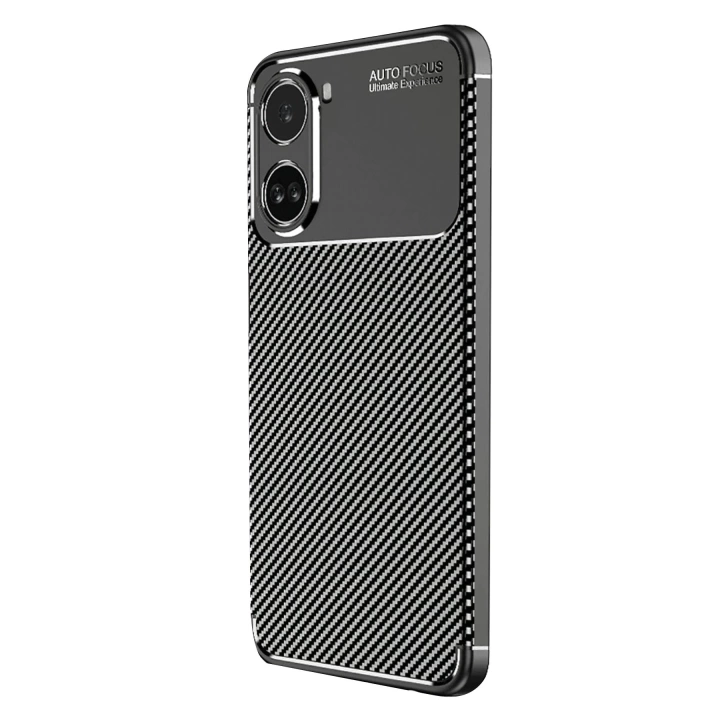 BFS  Xiaomi Poco X7 Pro Kılıf Auto Focus Karbon Kapak - Siyah