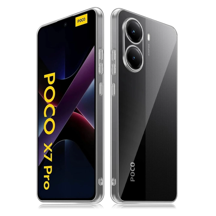 BFS  Xiaomi Poco X7 Pro Kılıf Lüx Şeffaf Silikon