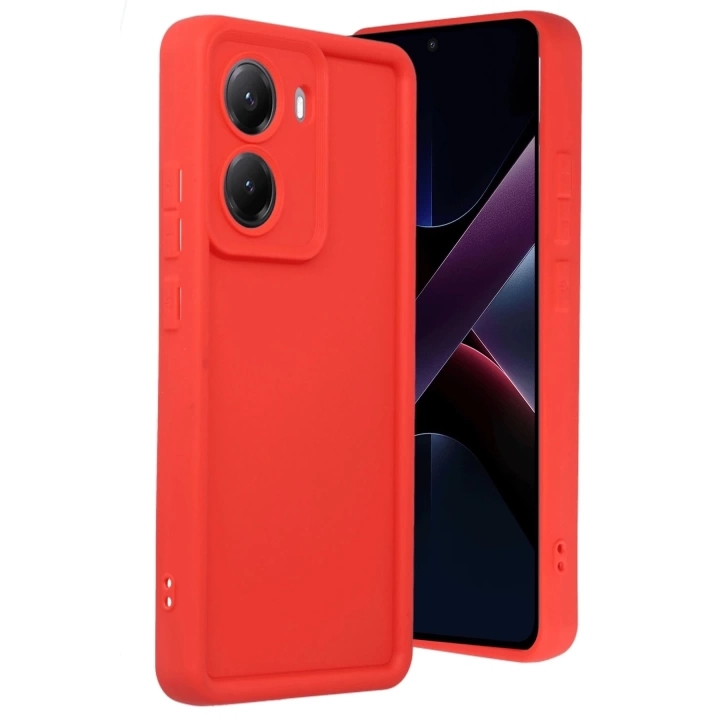 BFS  Xiaomi Poco X7 Pro Viera Silikon - Kırmızı