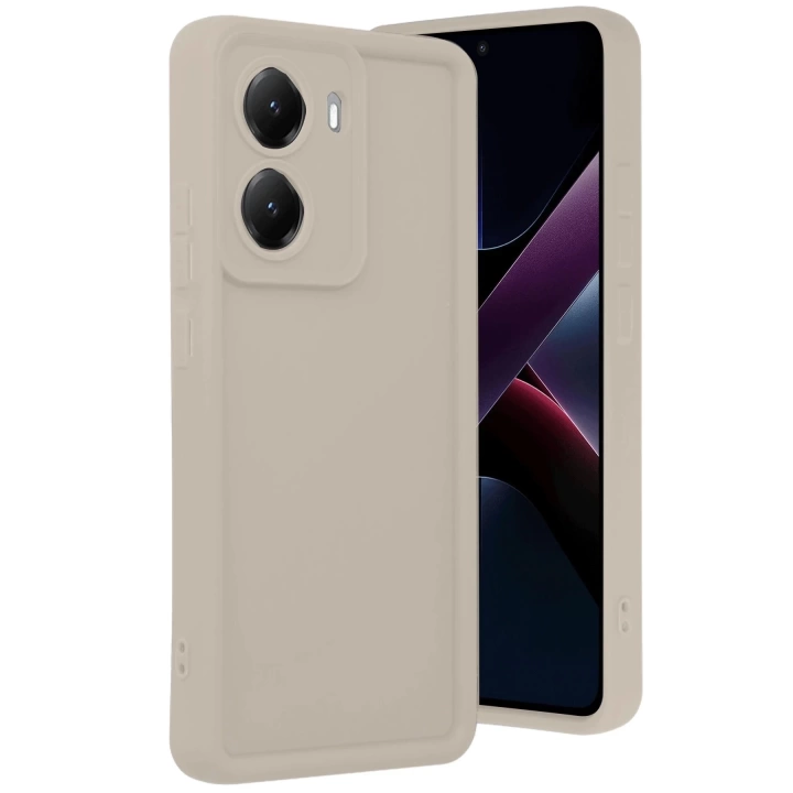 BFS  Xiaomi Poco X7 Pro Viera Silikon - Krem