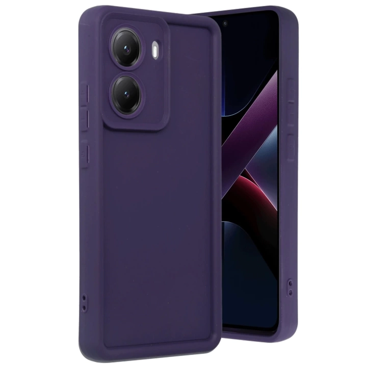 BFS  Xiaomi Poco X7 Pro Viera Silikon - Mor