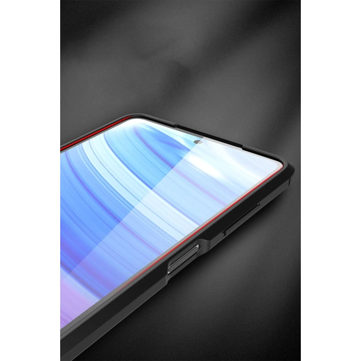 BFS  Xiaomi Pocophone X3 Kılıf Auto Focus Kapak - Kırmızı