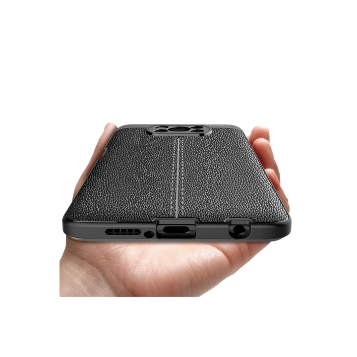 BFS  Xiaomi Pocophone X3 Kılıf Auto Focus Kapak - Kırmızı