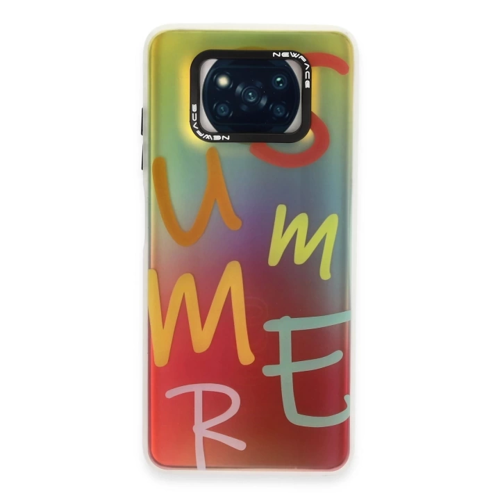 BFS  Xiaomi Pocophone X3 Kılıf Estoril Desenli Kapak - Estoril - 3