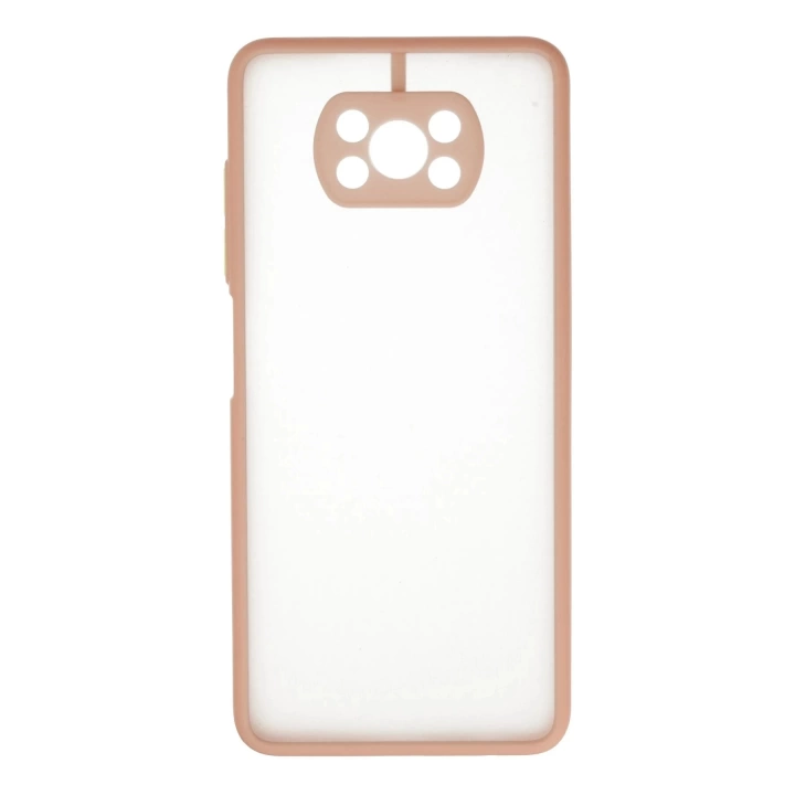 BFS  Xiaomi Pocophone X3 Kılıf Montreal Silikon Kapak - Pembe