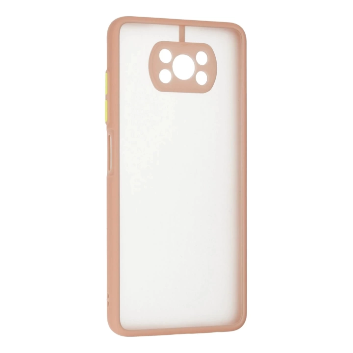 BFS  Xiaomi Pocophone X3 Kılıf Montreal Silikon Kapak - Pembe