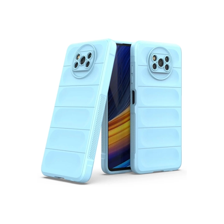 BFS  Xiaomi Pocophone X3 Kılıf Optimum Silikon - Sky Blue
