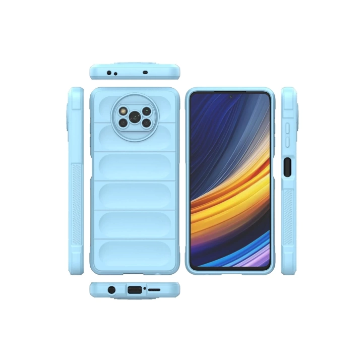 BFS  Xiaomi Pocophone X3 Kılıf Optimum Silikon - Sky Blue