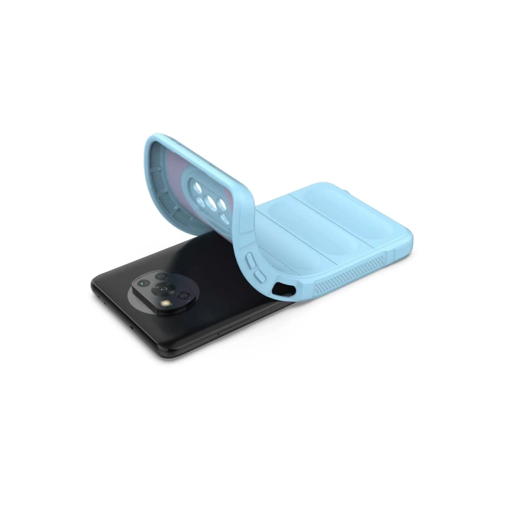 BFS  Xiaomi Pocophone X3 Kılıf Optimum Silikon - Sky Blue