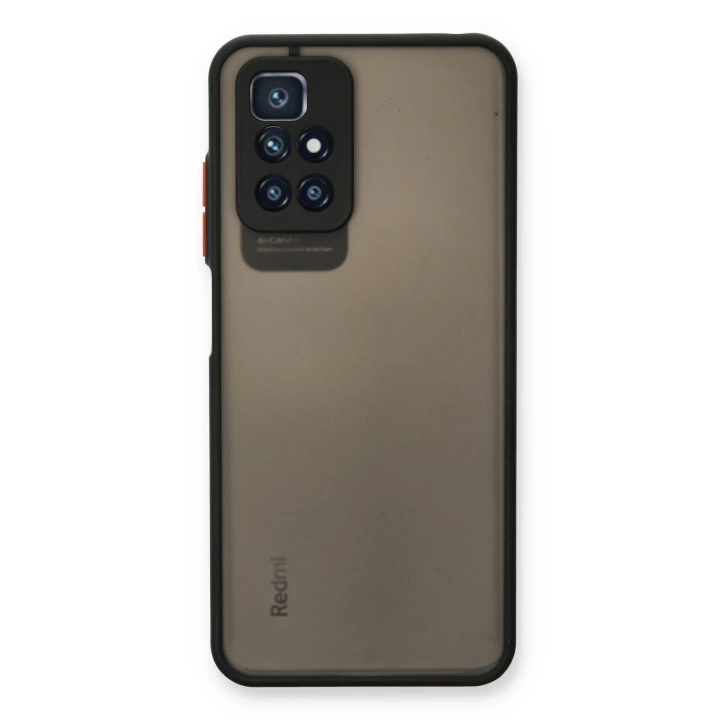 BFS  Xiaomi Redmi 10 2022 Kılıf Montreal Silikon Kapak - Siyah