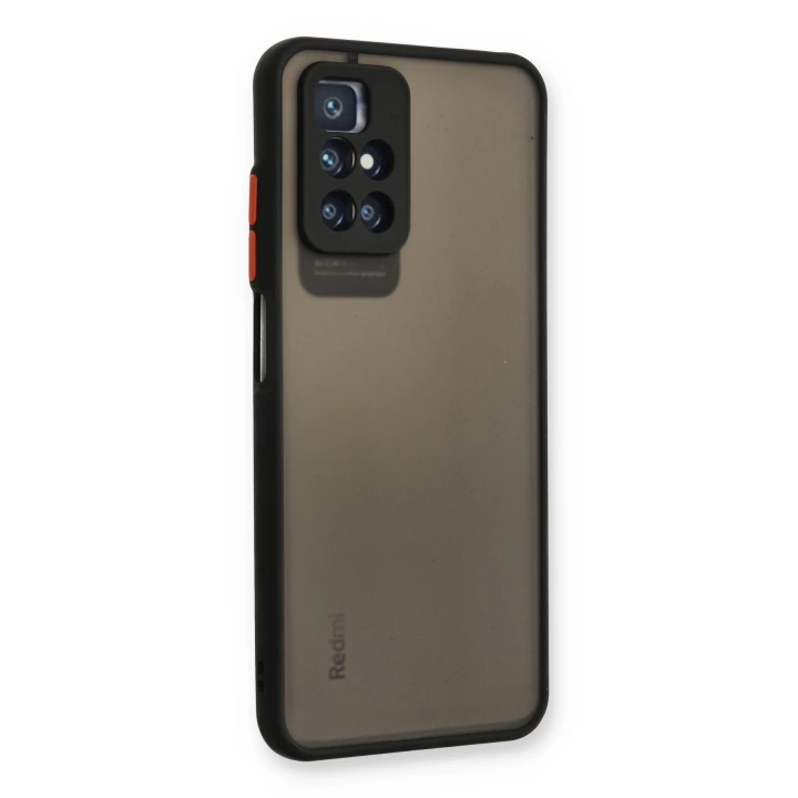 BFS  Xiaomi Redmi 10 2022 Kılıf Montreal Silikon Kapak - Siyah