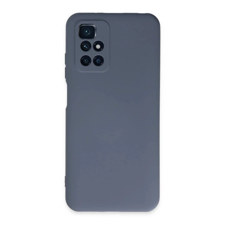 BFS  Xiaomi Redmi 10 2022 Kılıf Nano içi Kadife Silikon - Gri