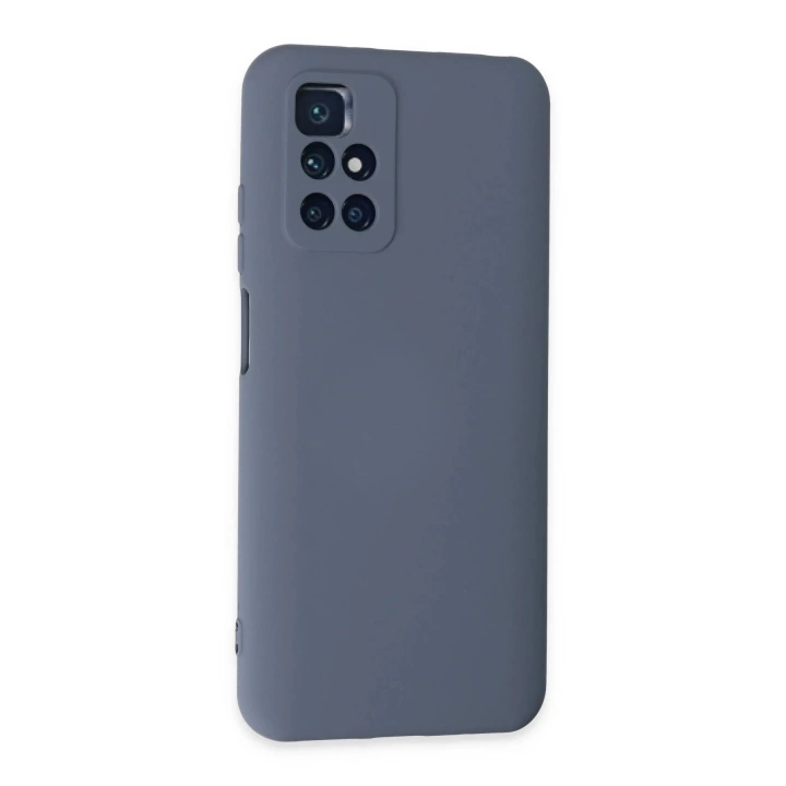 BFS  Xiaomi Redmi 10 2022 Kılıf Nano içi Kadife Silikon - Gri