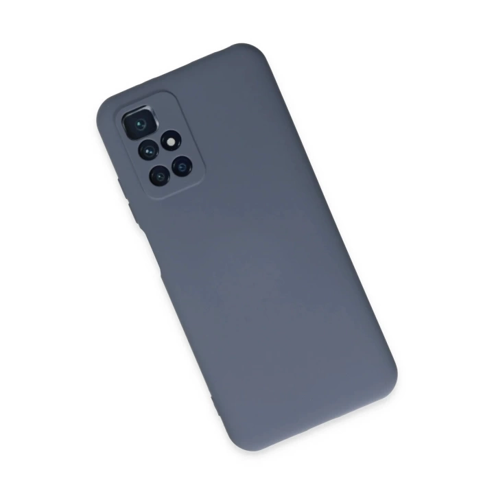 BFS  Xiaomi Redmi 10 2022 Kılıf Nano içi Kadife Silikon - Gri