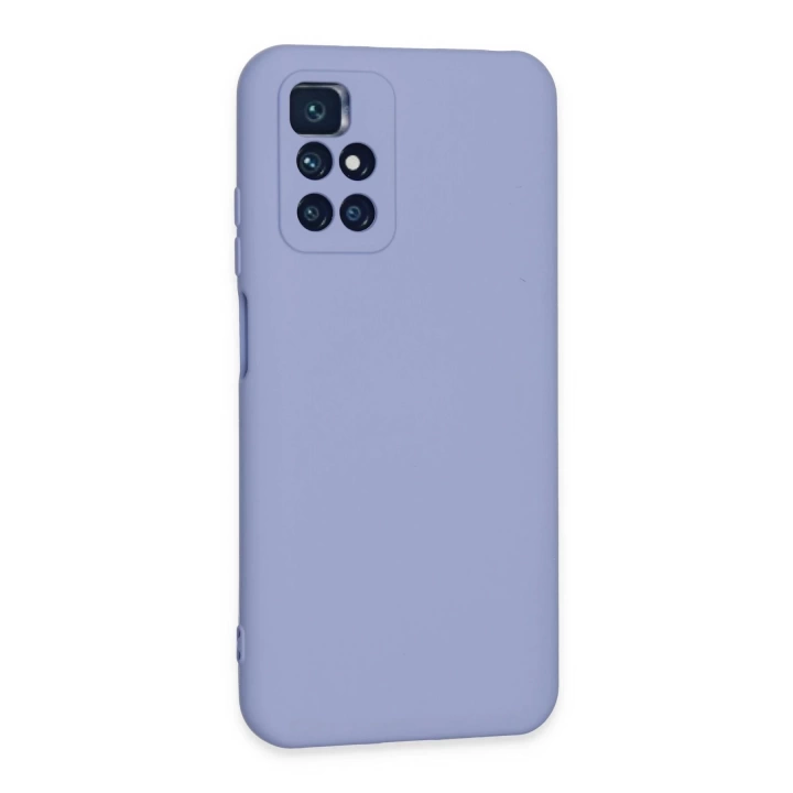 BFS  Xiaomi Redmi 10 2022 Kılıf Nano içi Kadife Silikon - Lila