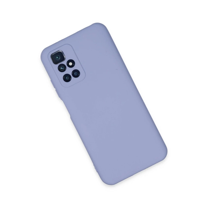 BFS  Xiaomi Redmi 10 2022 Kılıf Nano içi Kadife Silikon - Lila