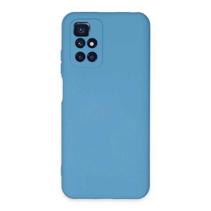 BFS  Xiaomi Redmi 10 2022 Kılıf Nano içi Kadife Silikon - Mavi