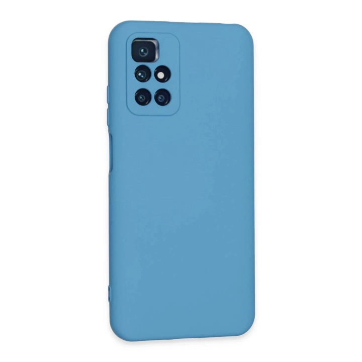 BFS  Xiaomi Redmi 10 2022 Kılıf Nano içi Kadife Silikon - Mavi